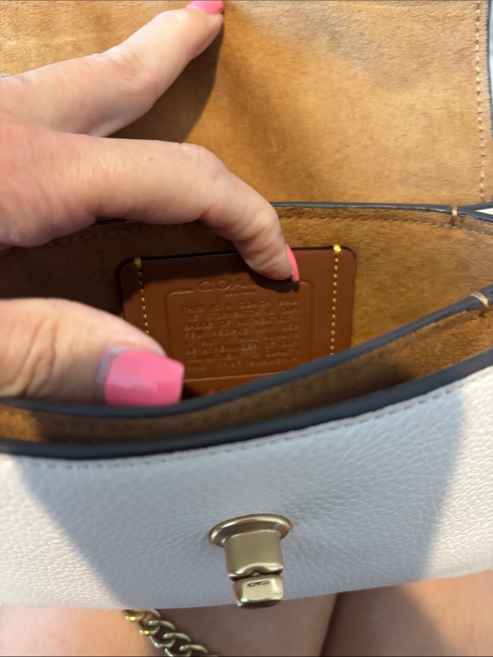 Coach chalk crossbody (mini bag) - Picture 7 of 9